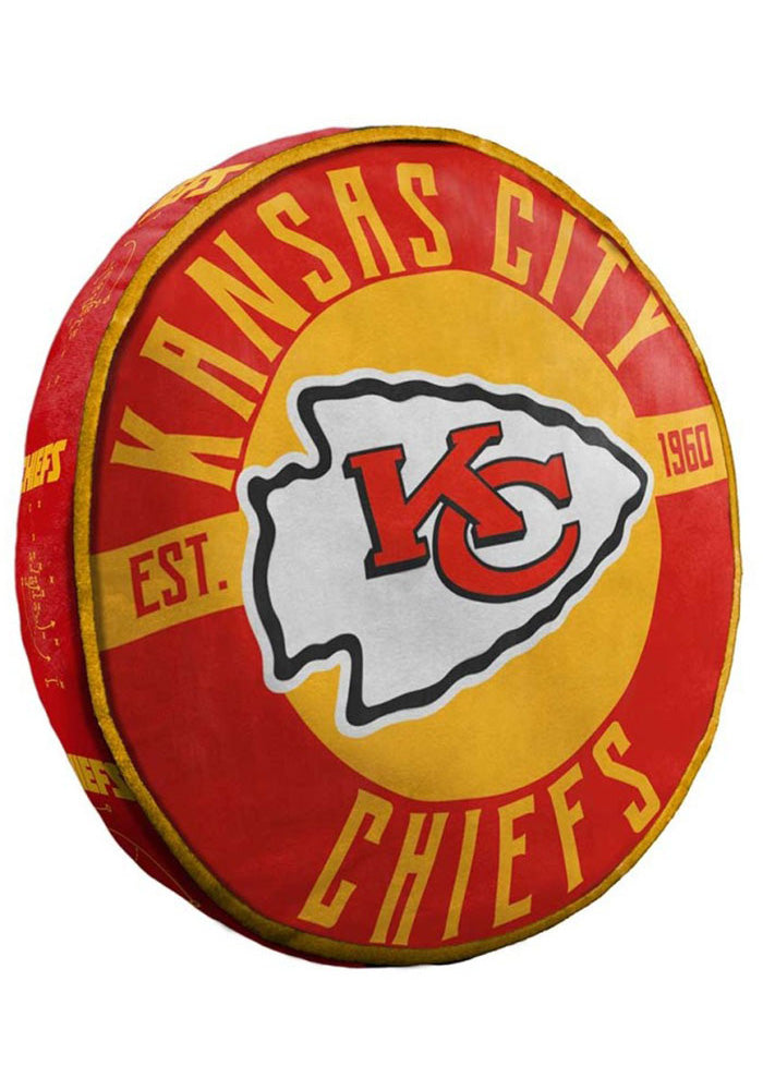 NFL Kansas City Chiefs 15-Inch To Go Cloud Travel Pillow